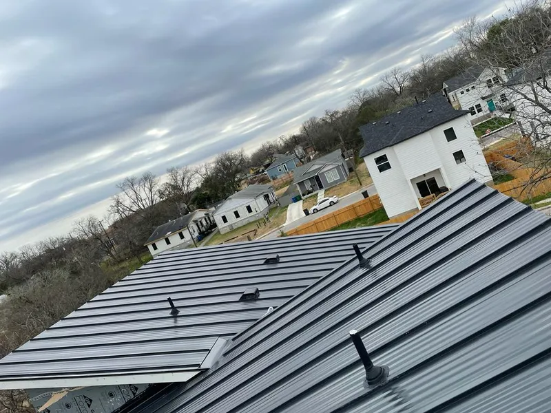 Standing seam metal roof panels with vents for Skylight Repair in Sutherlin